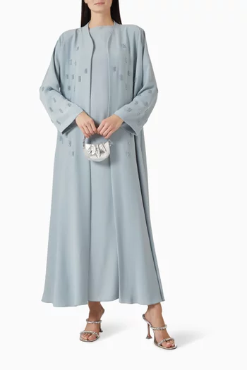 طقم عباية مطرز، 3 قطع