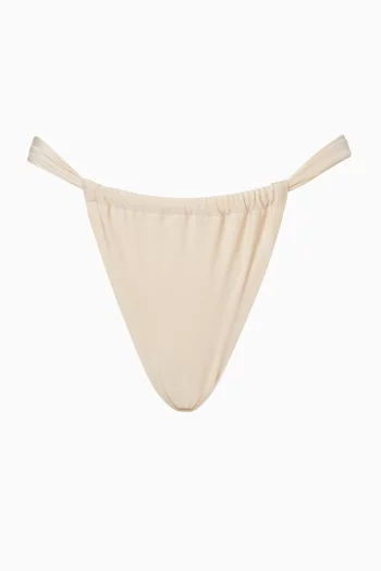 x Camila Coelho Golden Dune Bikini Briefs