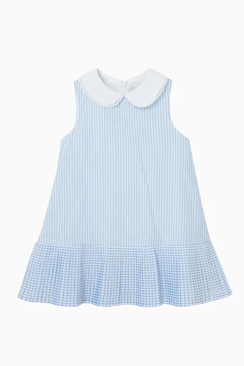 Striped Peter Pan Collar Dress