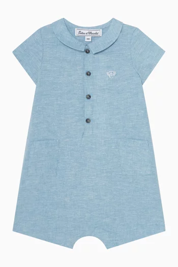 TC Crest Cloud Short Jumpsuit