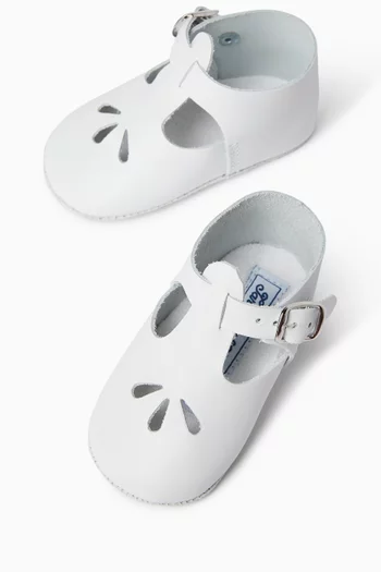 Buckle Strap Shoes in Leather