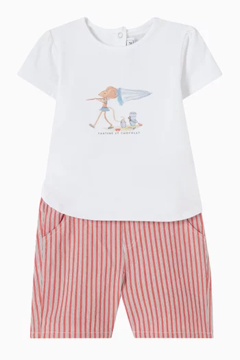 Rabbit Illustration T-Shirt
