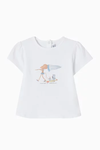 Rabbit Illustration T-Shirt