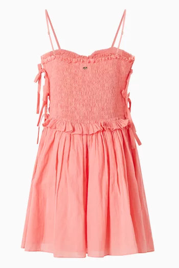 Elena Smocked Mini Dress