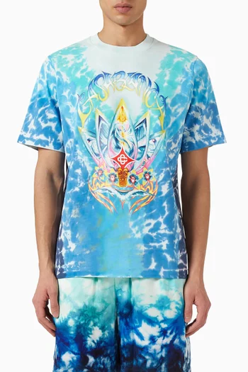 Surf Lotus Tie-dye T-shirt in Cotton-jersey