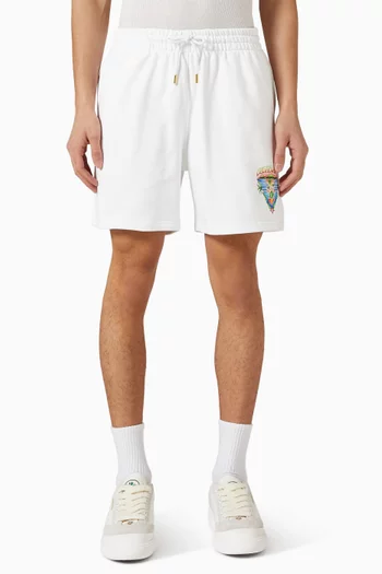 Innocence Triangle Sweat Shorts in Cotton-fleece