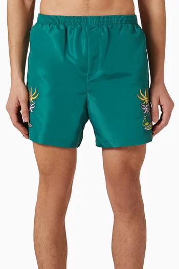 Casa Embroidered Swim Shorts