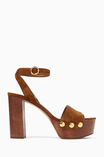 صندل بنعل سميك وكعب 70 مم شمواه