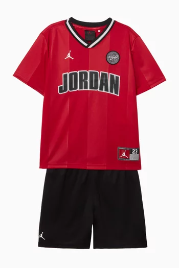 Sports Jersey & Technical Shorts Set