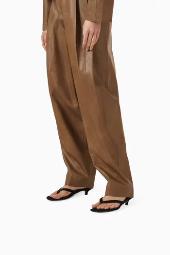 Annie 35 Thong Sandals in Suede