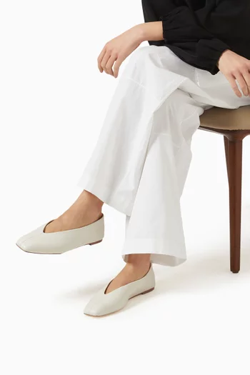 Brash Ballet Flats in Nappa