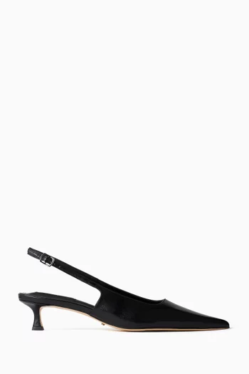 Crush 35 Slingback Pumps in Leather