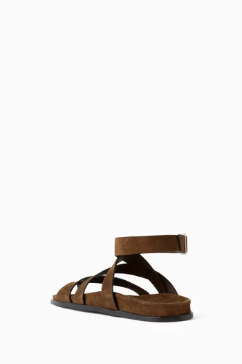 Tide Sandals in Suede Leather
