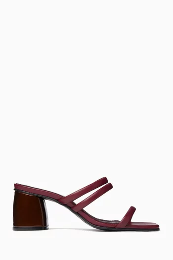 Indiana 70 Mules in Leather