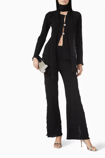 Malaika Crinkled Top in Cotton