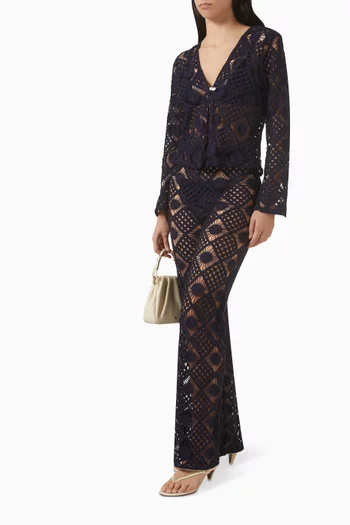 Nerea Pearl Top in Crochet