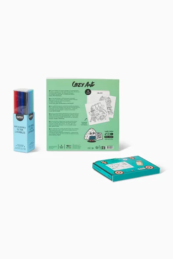 Cozy Art Paris Colouring Kit