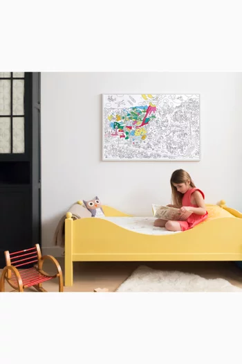 Giant Cosmos & Dino Colouring Poster Set