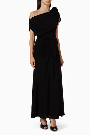 Fishtail One-shoulder Gown