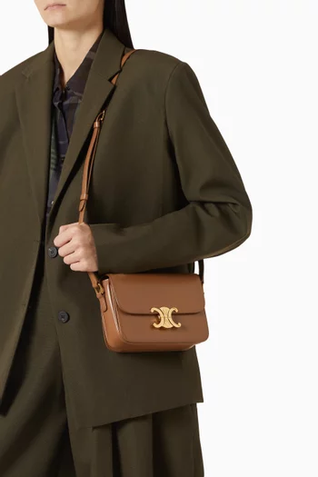 Teen Triomphe Shoulder Bag in Calfskin