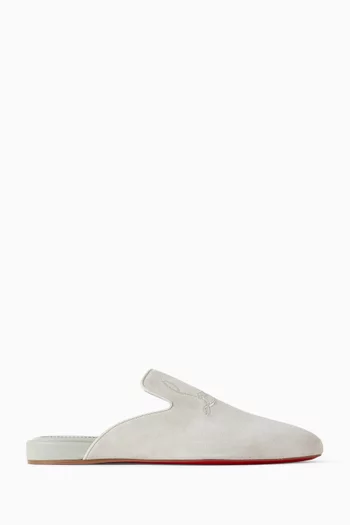 Coolito Logo-embroidered Loafers in Linen-canvas