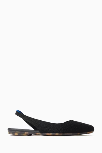 The Almond Slingback Flats