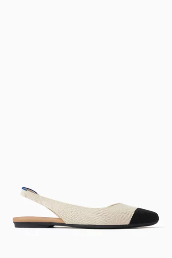 The Almond Slingback Flats