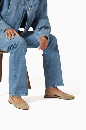 The Almond Slingback Flats