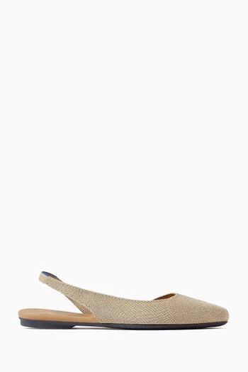 The Almond Slingback Flats