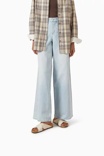 حذاء مفتوح ويكاند قماش منسوج