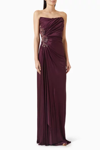 Lorinne Strapless Gown