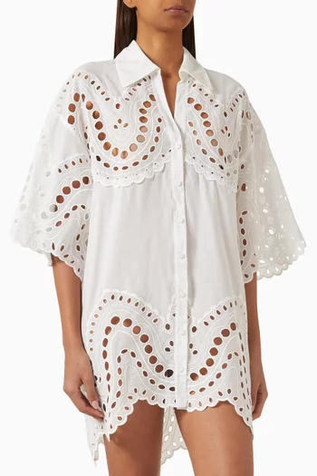 Tao Broderie Anglaise Blouse in Cotton Blend