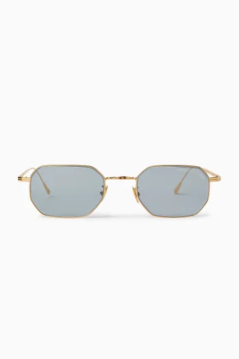 Round Sunglasses in Metal