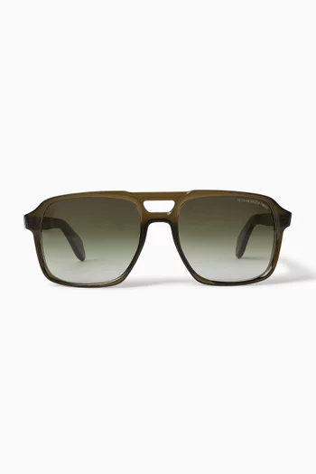 Aviator Sunglasses in Acetate