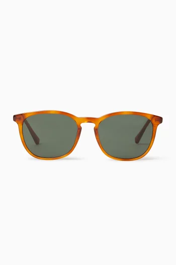 Sean Havana Sunglasses in Acetate