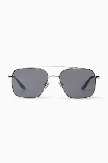 Frank Sunglasses in Metal