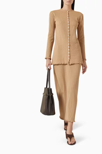 تنورة فرانك بحافة كشكش