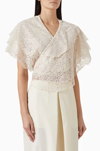 بلوزة سيسيليا بظهر مكشوف دانتيل