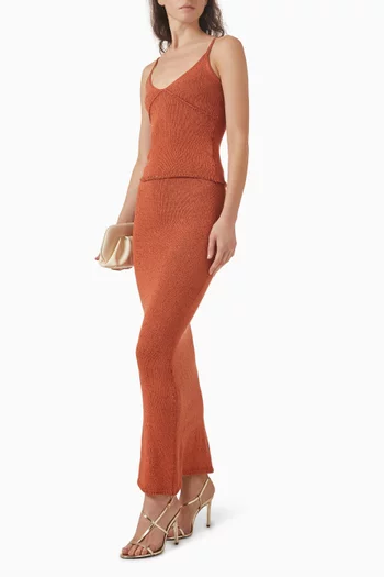 Carolina Sequin-embellished Skirt