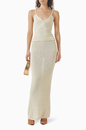 Carolina Sequin-embellished Skirt