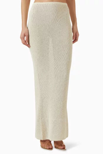 Carolina Sequin-embellished Skirt