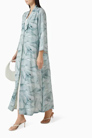 عباية بقصة زينة شيفون