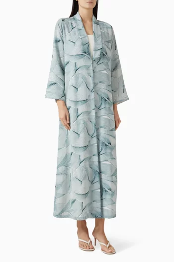 عباية بقصة زينة شيفون