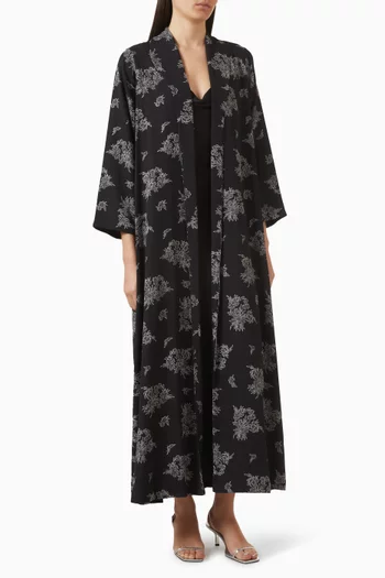 عباية بقصة زينة شيفون