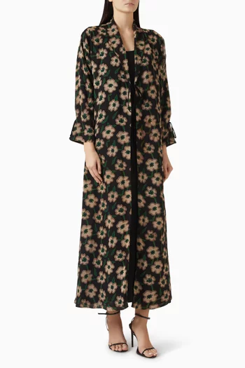 عباية بقصة زينة شيفون