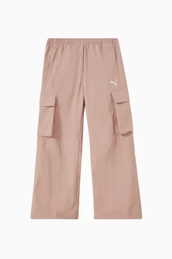 بنطال T7 بتصميم كارغو فضفاض