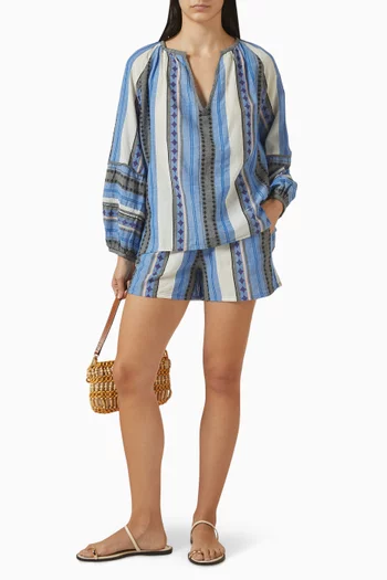 Zakar Drawstring-waist Shorts