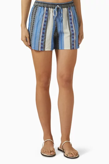 Zakar Drawstring-waist Shorts