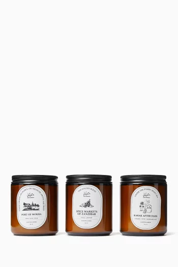 مجموعة شموع بعبير التوابل، 3 قطع