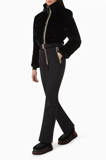 Altitude Ski Suit in Faux Fur